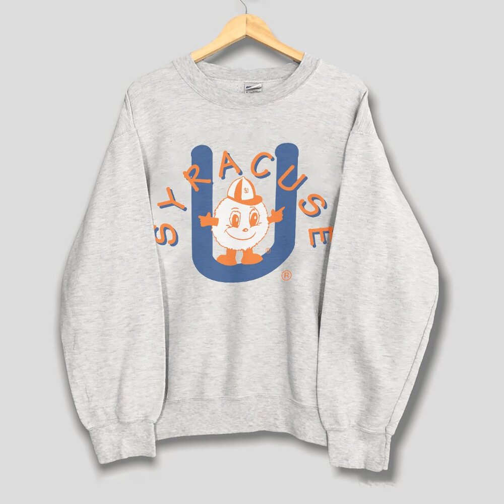 Vintage Style Syracuse University Sweatshirt, Syracuse Orange Unisex Shirt Tee
